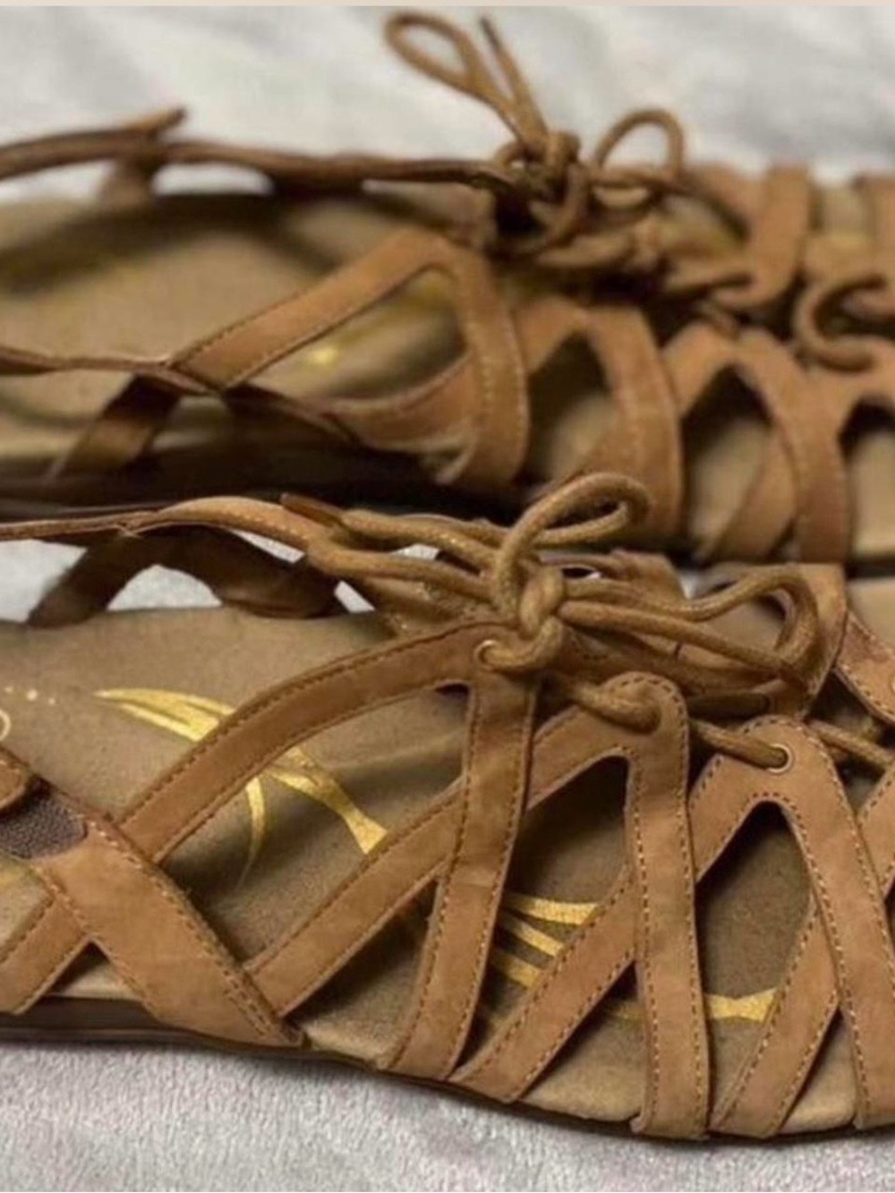 Abeo ~ Sandals ~ Size 10 ~ Women’s ~ Brown ~ Brigita Gladiator Casual~Strappy